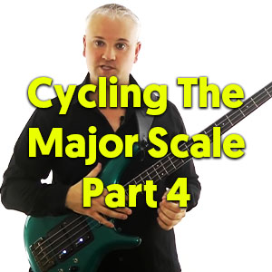 Cycling The Major Scale Part 4 – Position Shifting – TalkingBass
