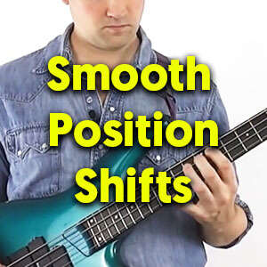 Smooth Position Shifts for Bass Guitar