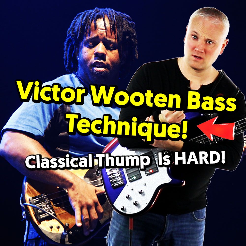 Victor Wooten Classical Thump Slap Technique (Tutorial & Tabs)