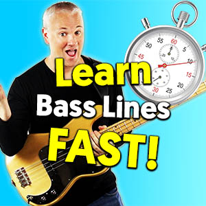 5 Secrets To Learning Bass Lines In Record Time!
