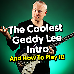 The Coolest Geddy Lee Intro And How To Play It!